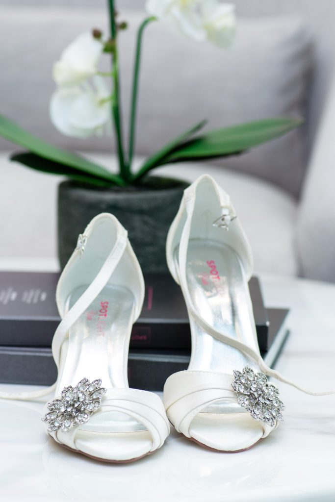 Come to Spotlight Bride and select from an array of luxury wedding shoes and accessories.